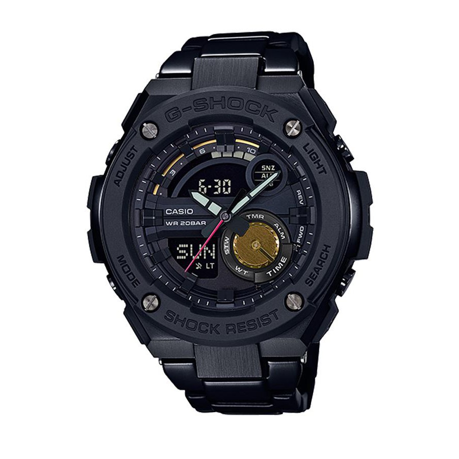 Casio G-shock นาฬิกาข้อมือผู้ชาย สายเหล็ก รุ่น GST-200RBG-1A x ROBERT GELLER LIMITED EDITION - สีดำ