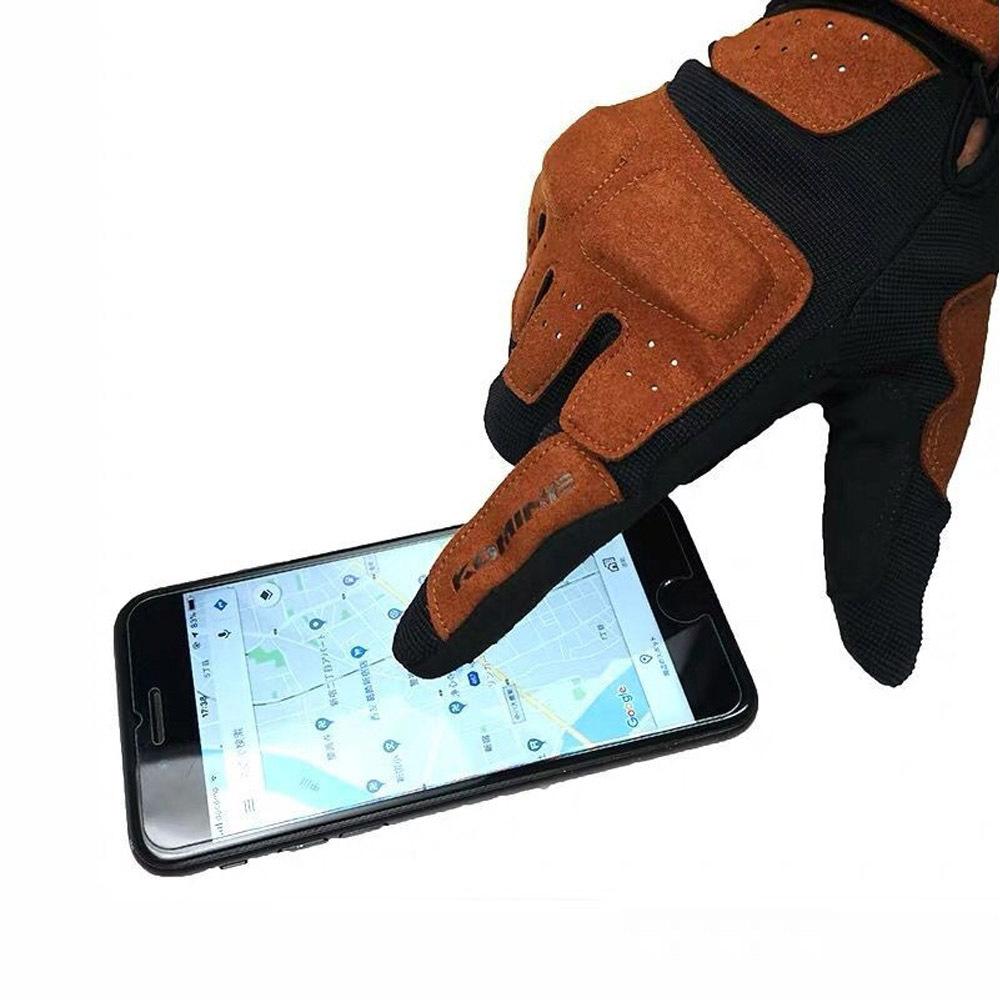 Komine GK-227 ถุงมือ แบบเต็มนิ้ว หน้าจอสัมผัส ระบายอากาศ สําหรับขี่รถจักรยานยนต์ กลางแจ้ง ราคา ถูกที่สุด ดีลบีเคเค แกลเลอรีภาพที่ 4