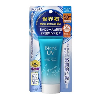 บิโอเร ยูวี อะควา ริช วอเตอร์รี่ เอสเซ้นส์ กันแดด 50 ก.  Biore UV Aqua Rich Watery Essence