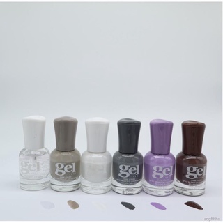 ❦┇☍สีทาเล็บ Gel N8124 เงาพรีเมี่ยม แห้งไว ไม่ต้องอบ 15ML ยาทาเล็บ เงา ติดทนนาน เม็ดสีแน่น มี 46 สี