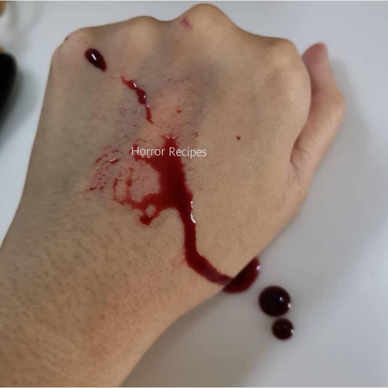 Stage Blood Fake Blood tanpa Toksik & Kimia Selmat ke dalam muillet 40ml