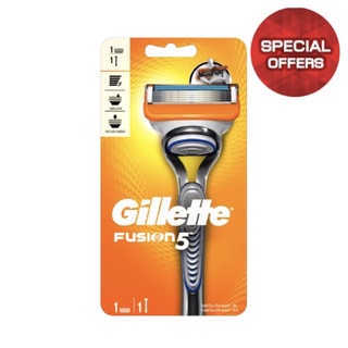 ยิลเลตต์ ฟิวชั่นไฟว์ ใบมีดโกนพร้อมด้าม 1 ด้าม Gillette Fusion 5 Razor L221108