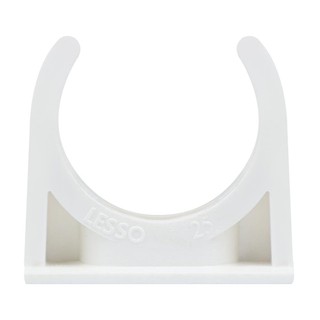 คลิปก้ามปู PVC SCG 25 มม. มาตรฐาน BS สีขาว PVC CONDUIT CLAMP SCG BS 25MM WHITE