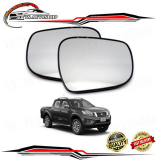 เนื้อเลนส์กระจก ข้าง ขวา+ซ้าย ใส่ Nissan Navara NP300 D23 2015 - 2019 Nissan Navara Np300 D23 4x2 4x4