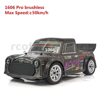 โมเดลรถบังคับวิทยุ 1605/1606 PRO Brushless/Brushed Drift RTR 1/16 2.4G 4WD 50 กม./ชม. ไฟ LED ความเร็วสูง