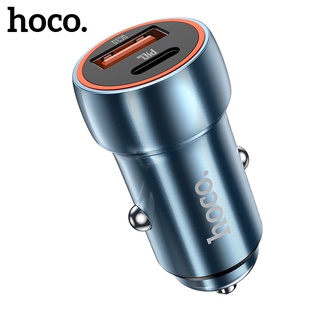 Hoco Z46A อะแดปเตอร์ที่ชาร์จในรถยนต์ PD20W QC3.0 Type C USB ชาร์จเร็ว สําหรับสมาร์ทโฟนทุกรุ่น i 14 13 12 Series