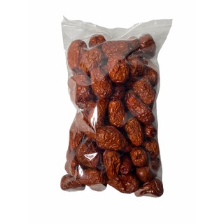 พุทราจีนแห้ง Dried Jujube,Big Red Dates สินค้านำเข้าจากฮ่องกง ขนาด XL จ้มโบ้ เม็ดใหญ่ 1แพค/บรรจุ 500กรัมg ราคาพิเศษ