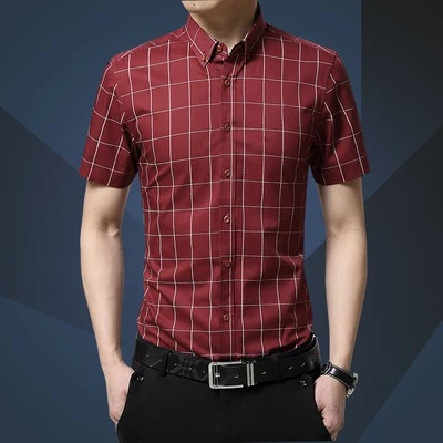 เสื้อผ้าฝ้ายแขนสั้นลายดอกไม้สก๊อต สีขาว-เขียว thumbnail 5