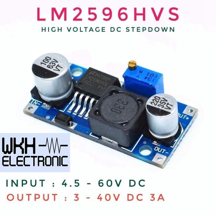 LM2596HV LM2596HVS LM2596 โมดูล Buck DC-DC 5-60V ถึง 3-40V