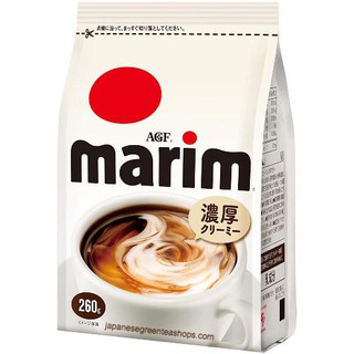 Agf Marim 260g. ครีมเทียมมาริม จากนมวัวแท้ ฮอกไกโด 260กรัม.