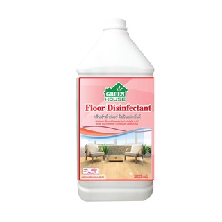 น้ำยาทำความสะอาดพื้นฆ่าเชื้อโรค กลิ่น Flora Greenhouse   3.8 ลิตร น้ำยาถูพื้น Floor cleaner, disinfectant, Flora Greenho