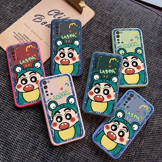 เคสโทรศัพท์ OPPO Reno3 5G Reno3 Pro 4G Reno3 Pro 5G Reno3 Youth เคสหลังนิ่มกันกระแทกลายการ์ตูนเครยอนชินจังพร้อมเคสป้องกันเลนส์เต็มตัวกล้องลายซิลิโคนเหลวด้านข้างสำห