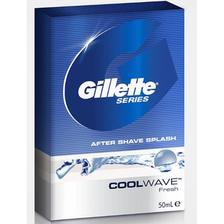 ล๊อตใหม่!!Gillette Series After Shave Splash : Cool Wave Fresh ยิลเลตต์ หลังโกนหนวด