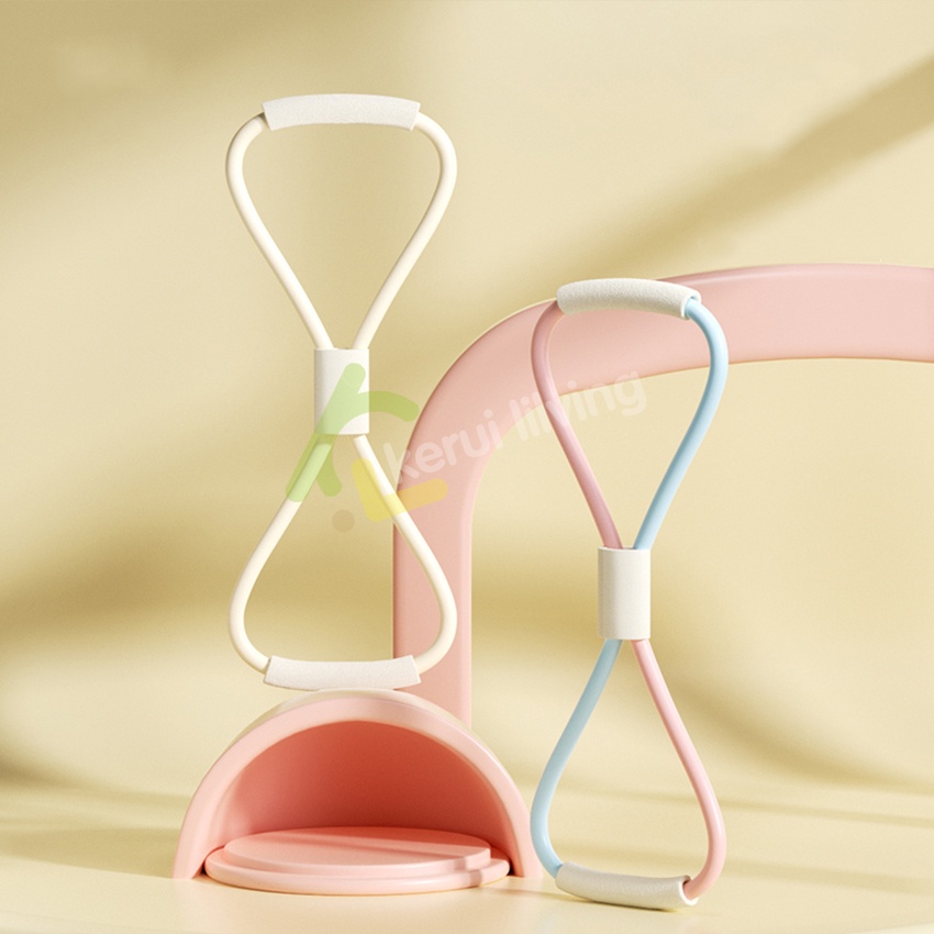 Softkiss ยางยืดออกกำลังกาย Yoga 8-Word Pull Rope Rubber ยางยืดบริหารร่างกาย ยางยืด ยางยืดโยคะ ยางยืดฟิตเนส มี 3 สี - รูปที่ 7