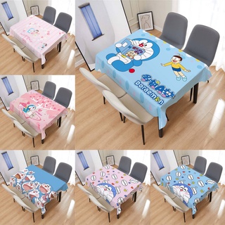 Doraemon [150X90 ซม. และ 140x140 ซม.] ผ้าปูโต๊ะ ผ้าสักหลาด แบบหนา ลายการ์ตูนโดราเอมอน สไตล์ญี่ปุ่น