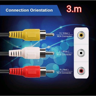 สาย AV เข้า 3 ออก 3 ยาว 3. เมตร