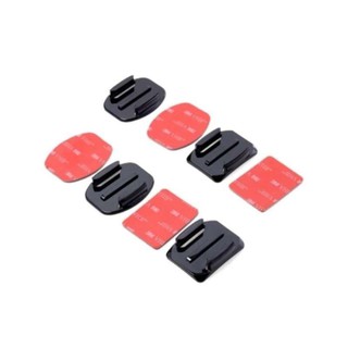 4pcs Flat Mounts&amp;Curved Mounts + 3M Adhesive Pads Set for Gopro Hero 3 3+ 4