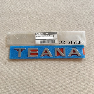 โลโก้ TEANA แท้ศูนย์ ติดนิสสัน ตัวอักษรแยก ขนาด 19.8x2.6cm (UNO-84895-JN80A)