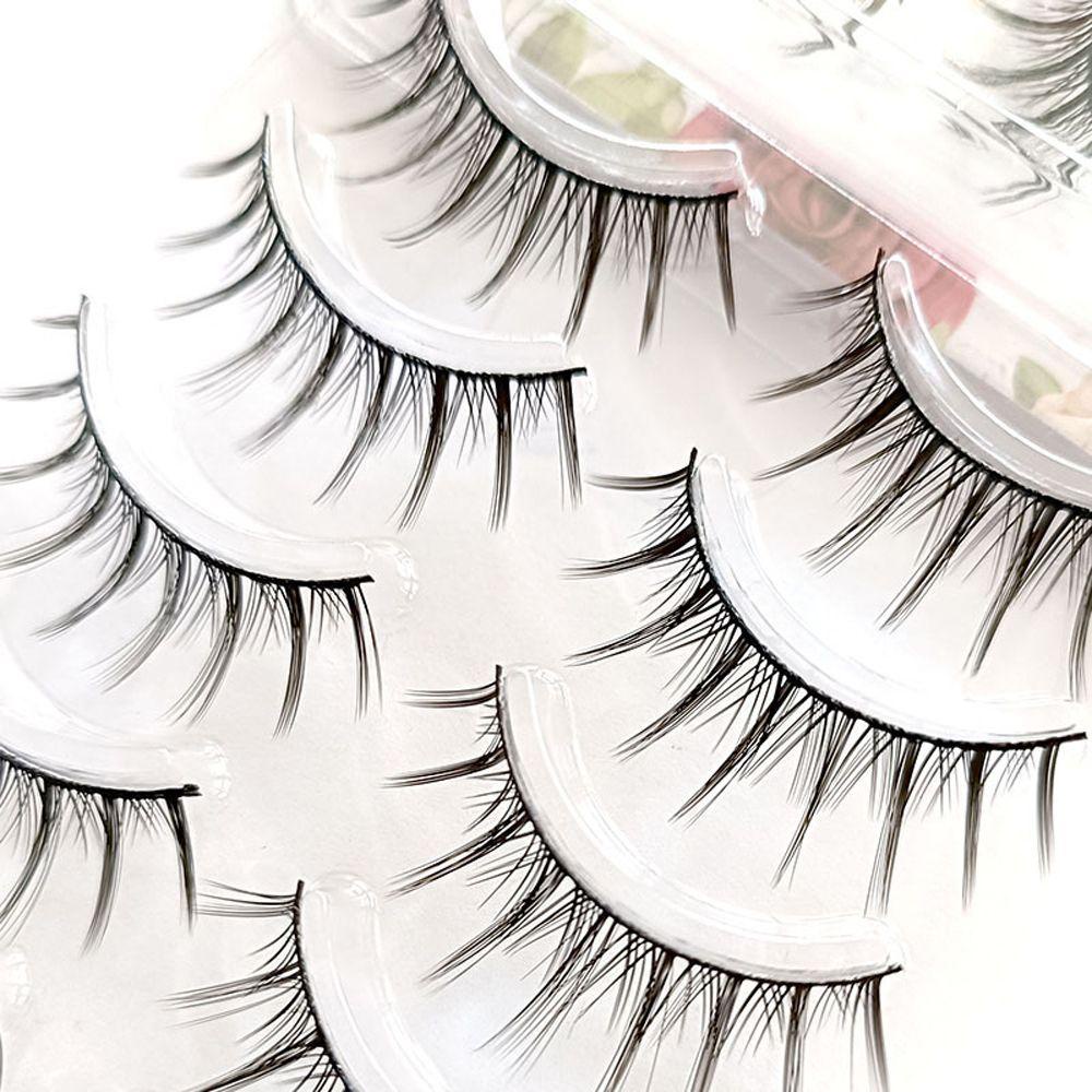 LILYES 5 Pairs 3D Lash Extension Natural Eye Makeup Tool Cross False ...