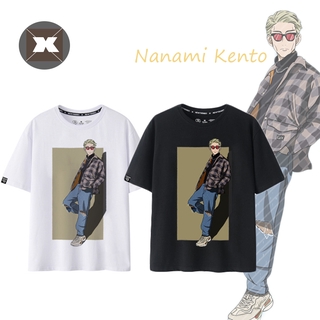 เสื้อยืดแขนสั้นพิมพ์ลายอะนิเมะ Jujutsu Kaisen Nanami KentoS-5XL