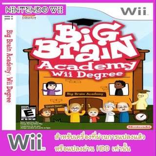 แผ่นเกมส์ wii - Big Brain Academy Wii Degree