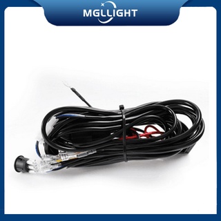 MGLLIGHT ชุดสายไฟ 2 ตะกั่ว 3 สาย กันน้ํา สําหรับแถบไฟ Led สวิตช์เปิด-ปิด