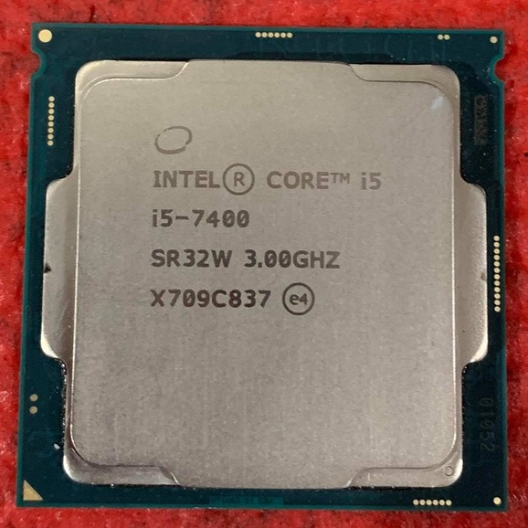 CPU Intel Core I5 7400 4C/4T LGA1151 ฟรี ซิลิโคน