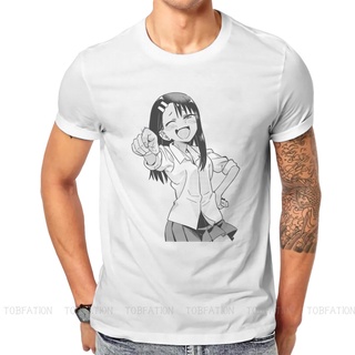 สื้อคู่รัก No Toy With Me Miss Nagatoro Hayase Nagatoro เสื้อยืดตัวใหม่มาถึงกราฟิกเสื้อผ้าผู้ชายฤดูร้อนผ้าฝ้ายสตรีทแวร์ฮ