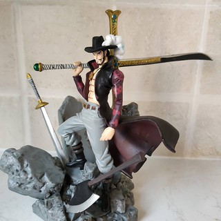 โมเดลวันพีช Seven Wuhai King of Modeling Eagle Eye Hand-made One Piece Model Decoration ตุ๊กตาอะนิเมะของขวัญวันเกิดสุดหล