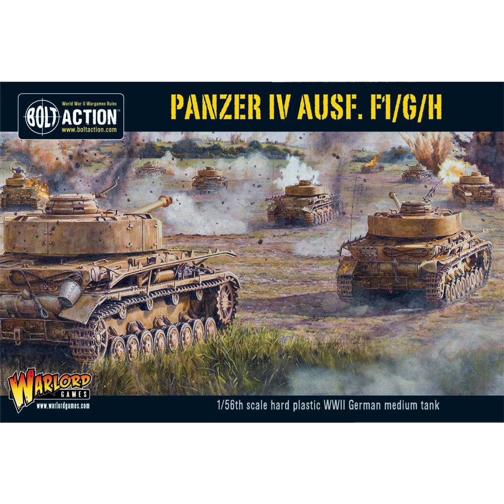 BOLT ACTION - Panzer IV Ausf. F1/G/H medium tank (plastic) -  WW2 Warlord Games model