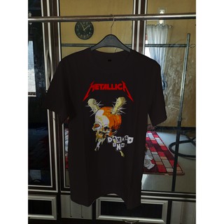 เสื้อยืด พิมพ์ลาย Metallica BAND BAND DISTRO สําหรับผู้ใหญ่