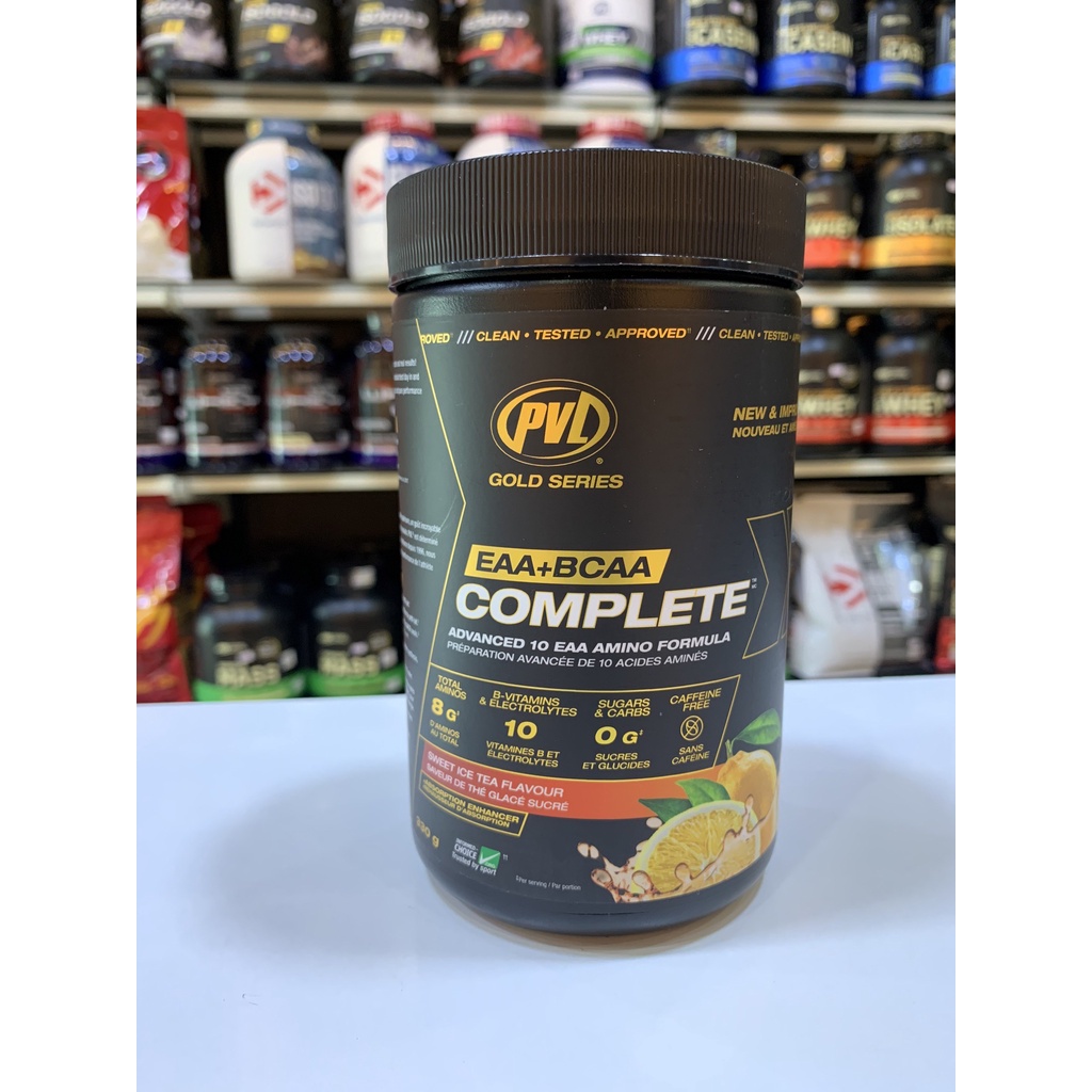 PVL EAA + BCAA Complete 330g. อีเอเอ+บีซีเอเอ เพิ่มความคมชัดของกล้ามเนื้อ