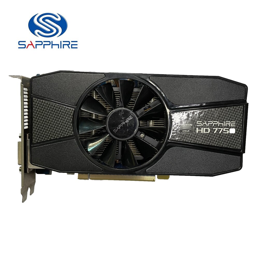 Sapphire การ์ดจอ HD7750 128Bit GDDR5 สําหรับ AMD HD 7750 7700 Cards 1GB 1G DisplayPort HDMI DVI 4500MHz VWZB