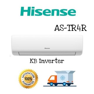 **ไม่รวมติดตั้ง**🔥 Hisense New!! แอร์ติดผนัง ระบบ Inverter รุ่น AS-TR4RYRKB00 (KB Standard Inverter) (R32) *รุ่นปี 2021