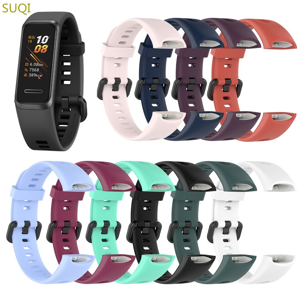 Soft Silicone Strap Replacement Watch Band Strap For HUAWEI Band 4 / Honor Band 5i