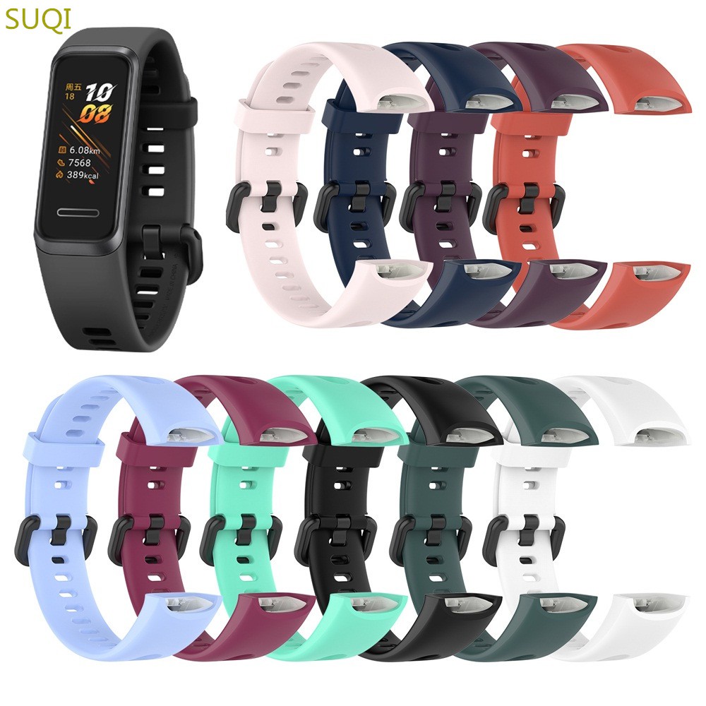 Soft Silicone Strap Replacement Watch Band Strap For HUAWEI Band 4