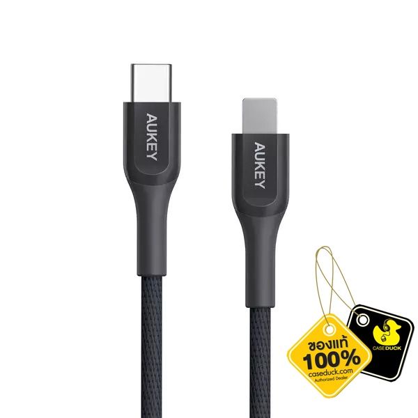 Aukey CB-AKL3 Impulse Titan CL 1.2m Kevlar Cable สายชาร์จสำหรับไอโฟน, ไอแพด