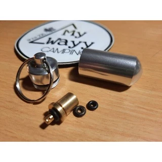 Adapter ตัวถ่ายแก๊ส แถม! หลอดจัดเก็บ อแดปเตอร์ เติมแก๊ส กันน้ำ กันหาย พกพาเดินป่า