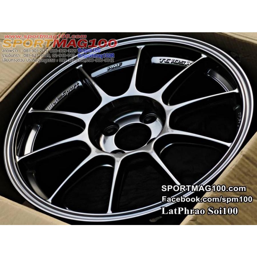 ล้อแม็กซ์ TC105X สีไทเทเนียม (ts-titan) 7-16นิ้ว 4รู100 ET36[18567]