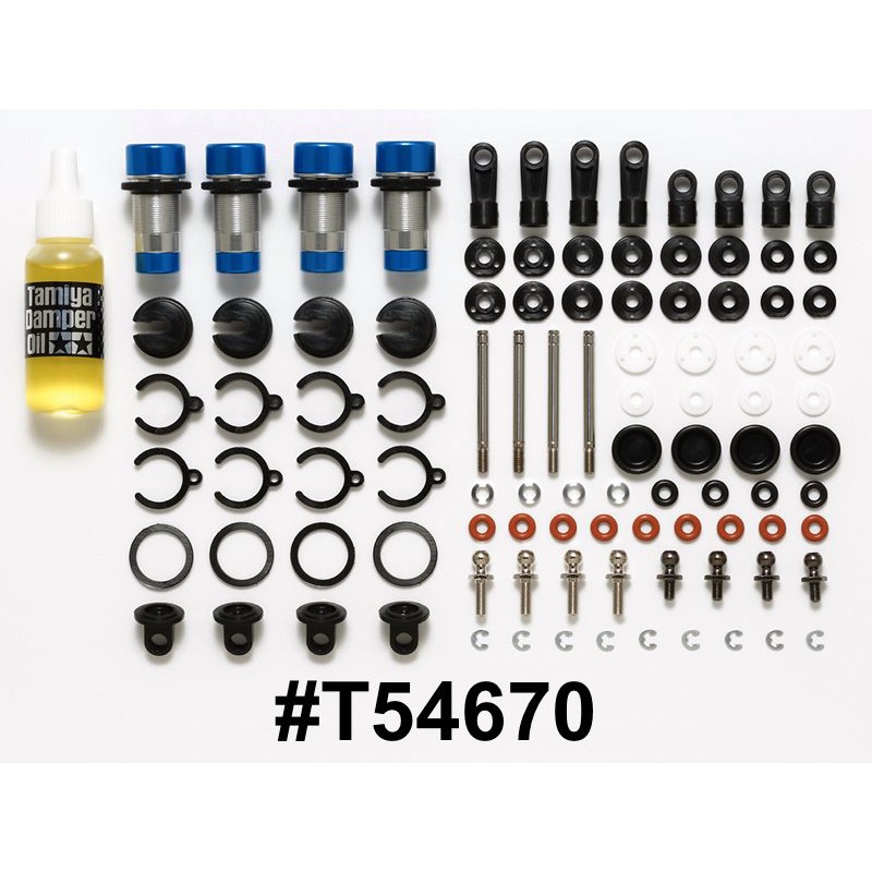 TAMIYA 54670 GF-01 ALUMINUM OIL DAMPER (4PCS.)