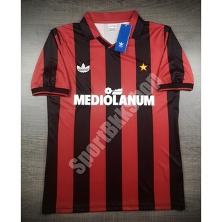 [Retro] - เสื้อฟุตยอล ย้อนยุค AC Milan Home เอซี มิลาน เหย้า 1990/91