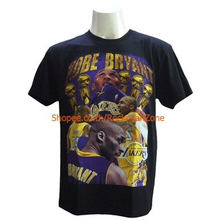 เสื้อบาส KOBE BRYANT เสื้อไซส์ยุโรป โคบี ไบรอันต์ PTA7143 เสื้อวงดนตรีร็อค เดธเมทัล Rockyeah