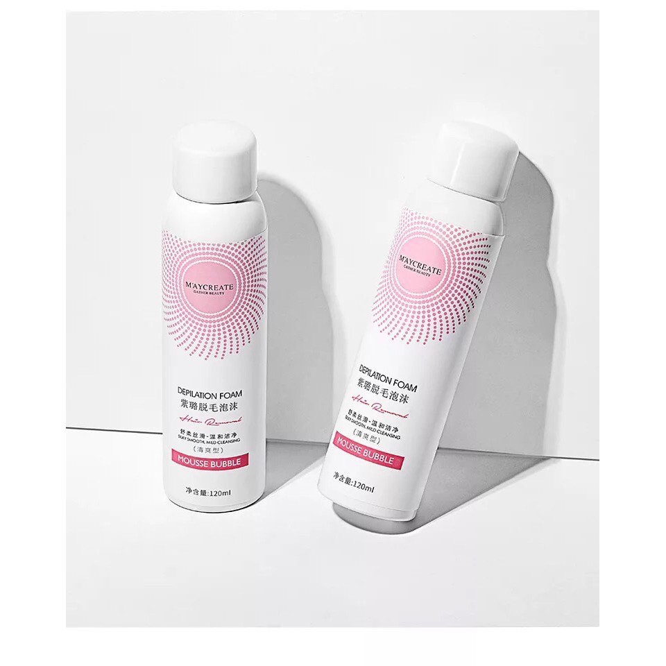MAYCREATE Depilation Foam Mousse Bubble มูสกำจัดขน หมดปัญหาขนดก ขนดำ ขน