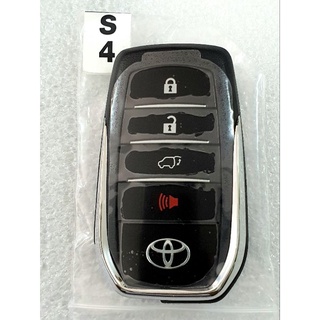 รีโมทกุญแจ/Smart Key Toyota Fortuner ปี 2016-Now "พาร์ทแท้" มีชิพรีโมทจูนสัญญานใช้ดอกเดิมได้เลย