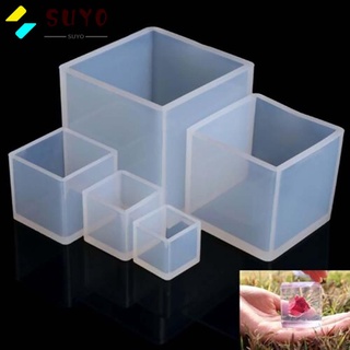 suyou diy แม่พิมพ์เรซิ่นใสจี้คริสตัลยูวี