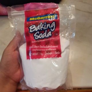 Baking Soda เบกกิ้ง โซดา​ (SODIUM​  BICARBONATE) ขนาด​  300กรัมและ​1 กิโลกรัม​  อย่างดี​