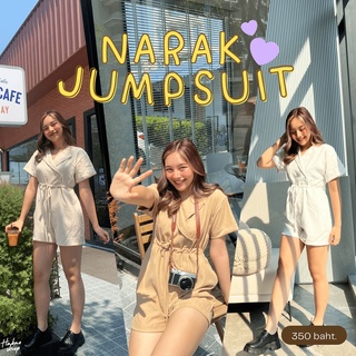 (โค้ดส่วนลดดู Update หน้าร้าน)Narak Jumpsuit ตัวละ 350บาท