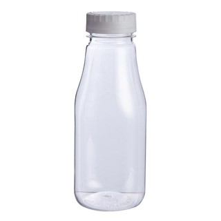 ขวดใสฝาสีขาว 350มล. (50ขวด/แพ็ค) สแตนดาร์ด RW2275 350 ml white lid clear bottle (50 bottles / pack) standard RW2275