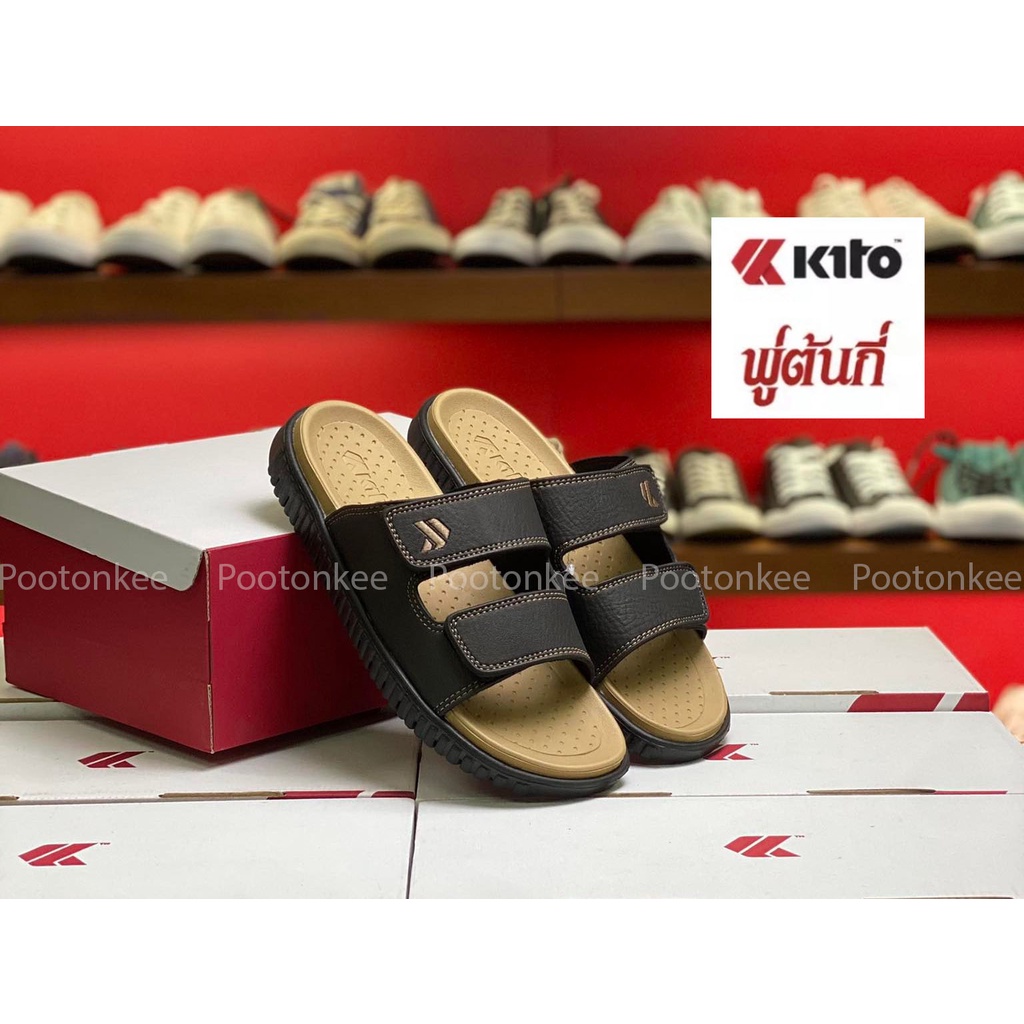 Kito รองเท้าแตะ รุ่น AH141 รองเท้าแตะแบบสวม สำหรับผู้ชาย Size 36-39 ของเเท้ พร้อมส่ง
