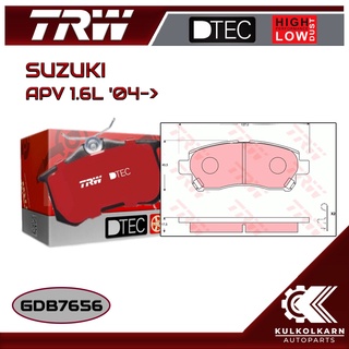 ผ้าเบรคหน้า TRW สำหรับ  SUZUKI APV 1.6L 04-&gt; (GDB7656)